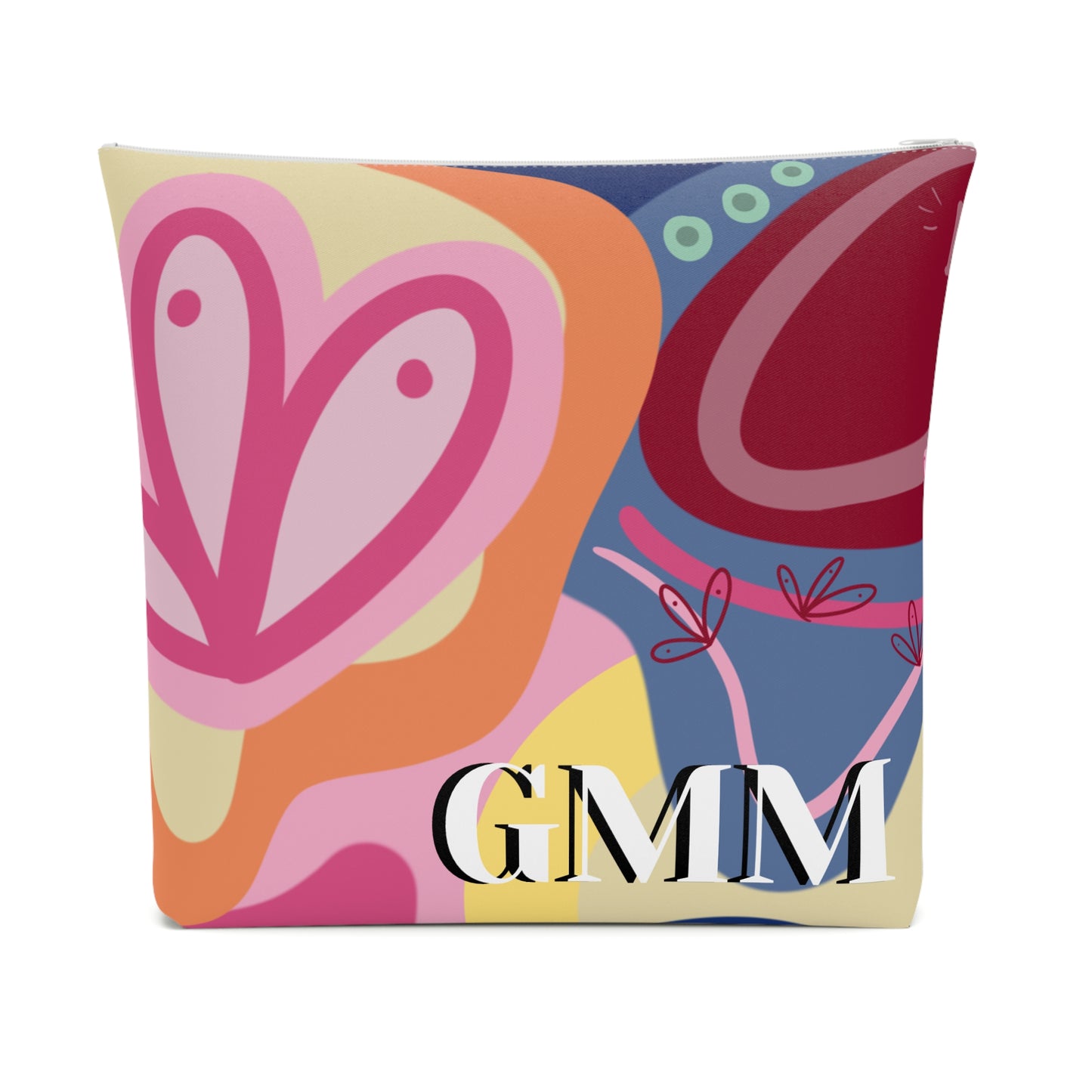 Orange Cosmetic Bag