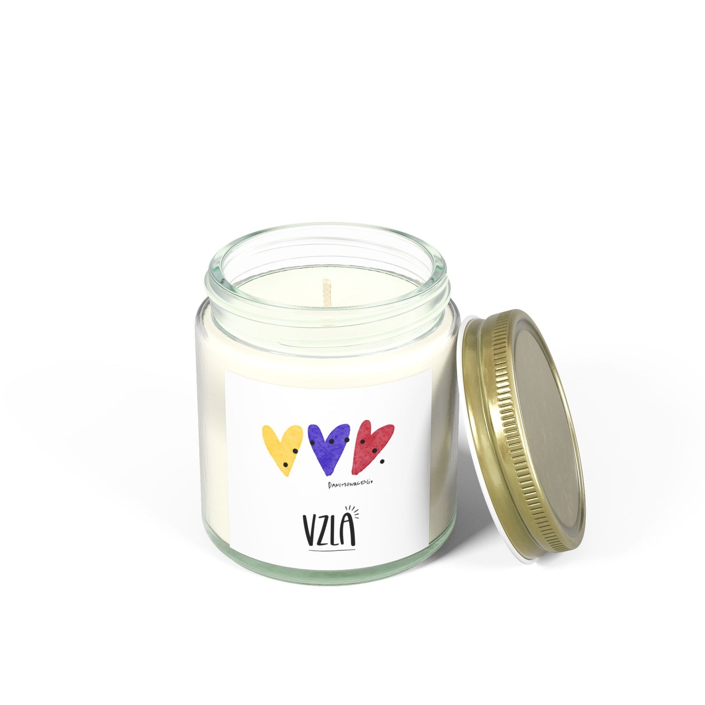 Scented Coconut Apricot Candles (4oz, 9oz)