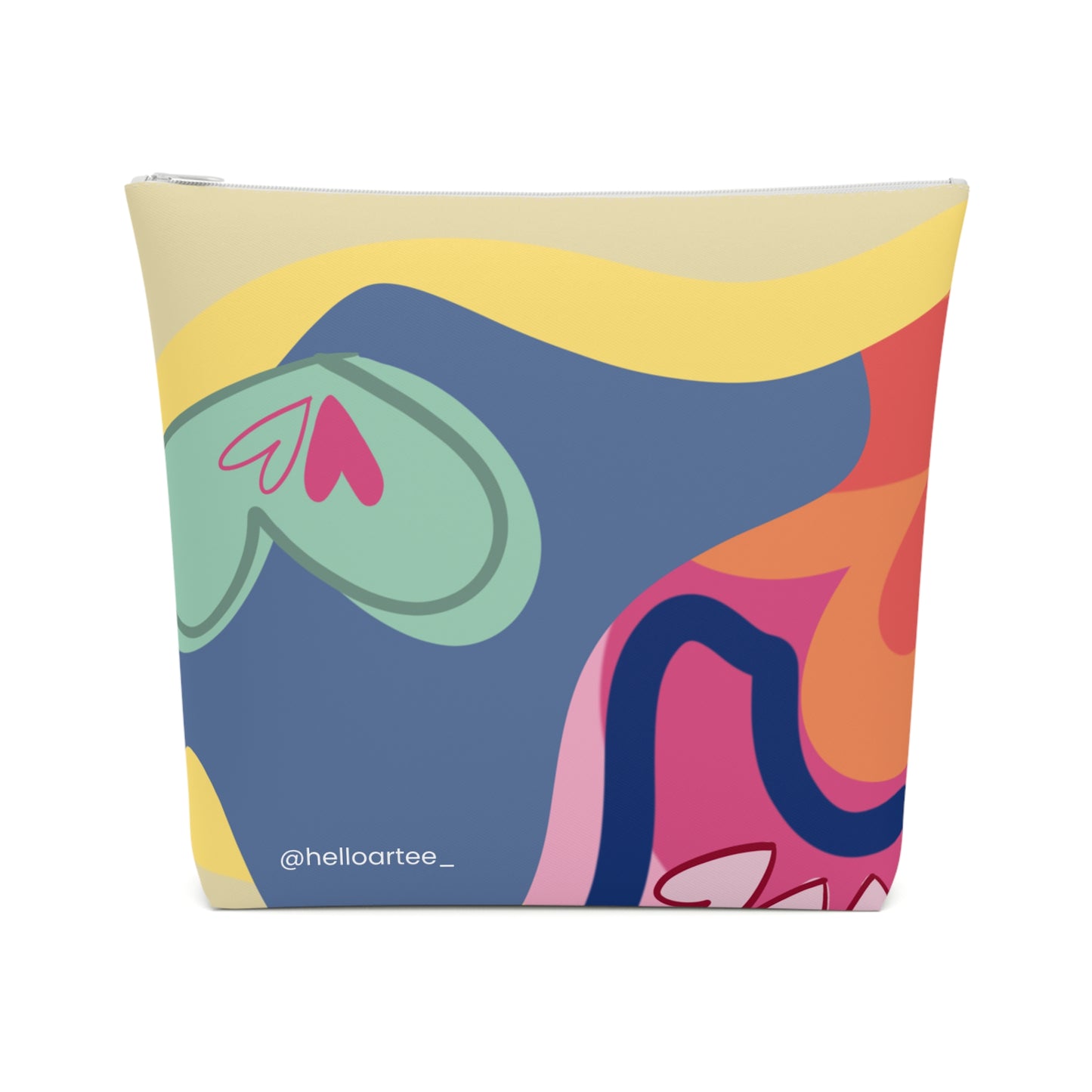 Orange Cosmetic Bag