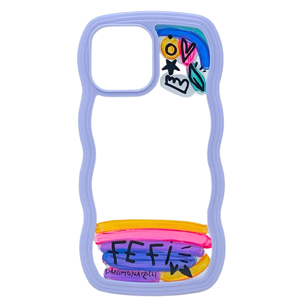 Custom Wavy Case - Light Purple