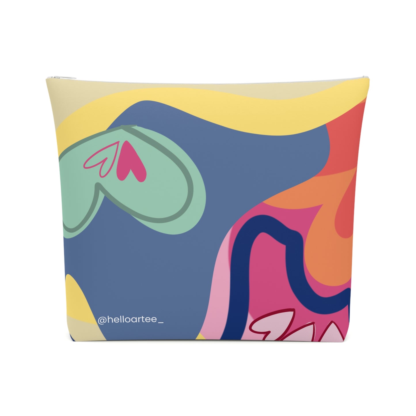 Orange Cosmetic Bag