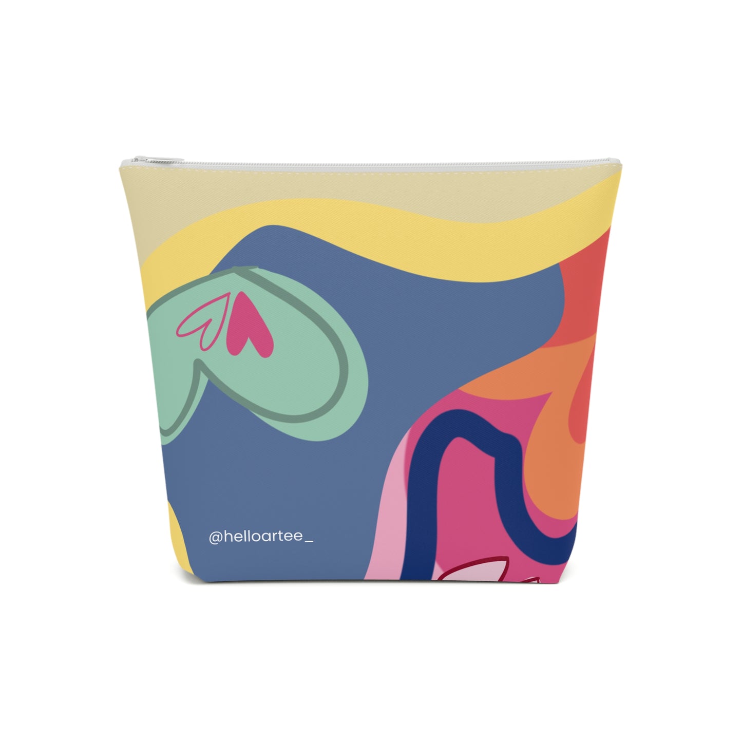 Orange Cosmetic Bag
