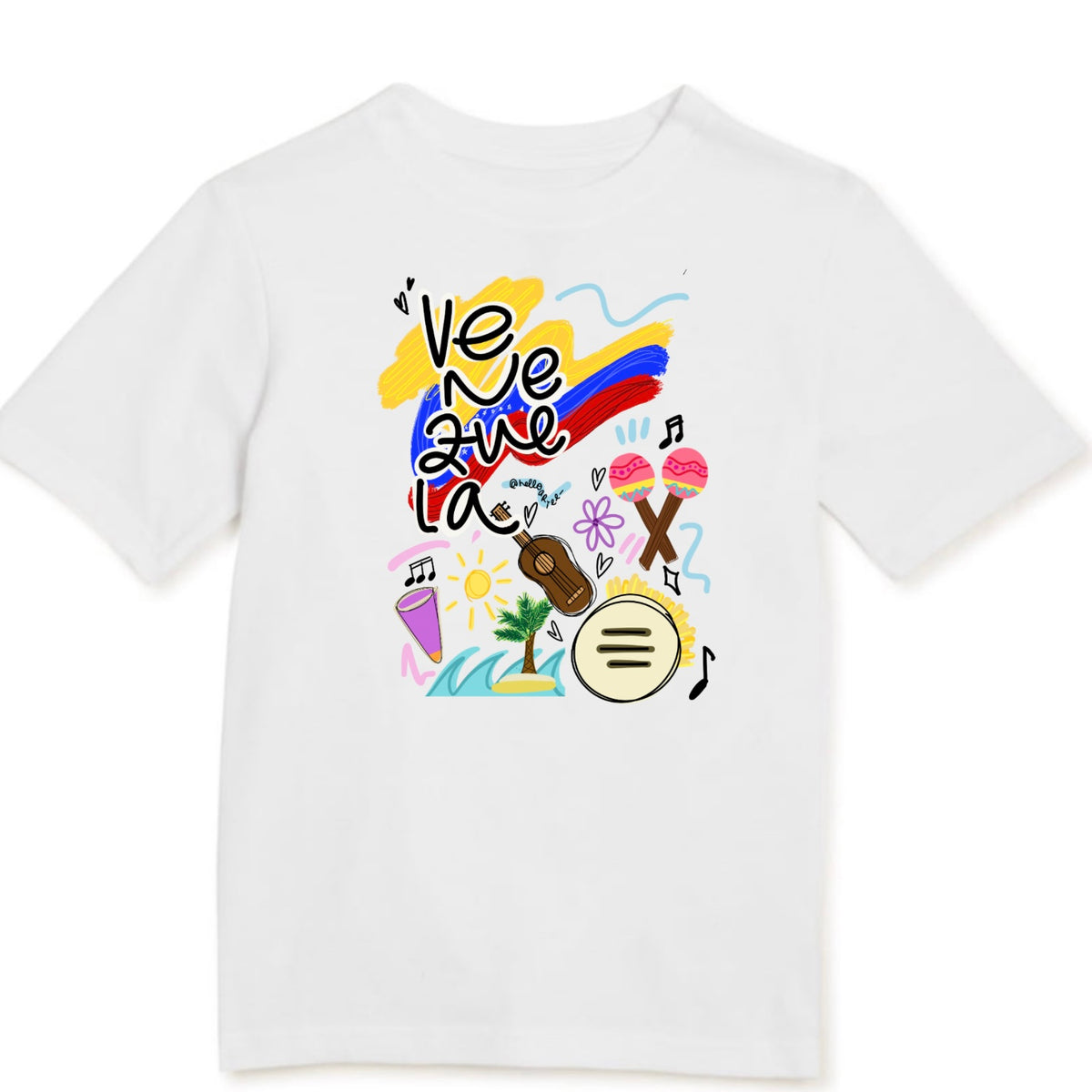 Kids Venezuela heritage basic white T-shirt (unisex)