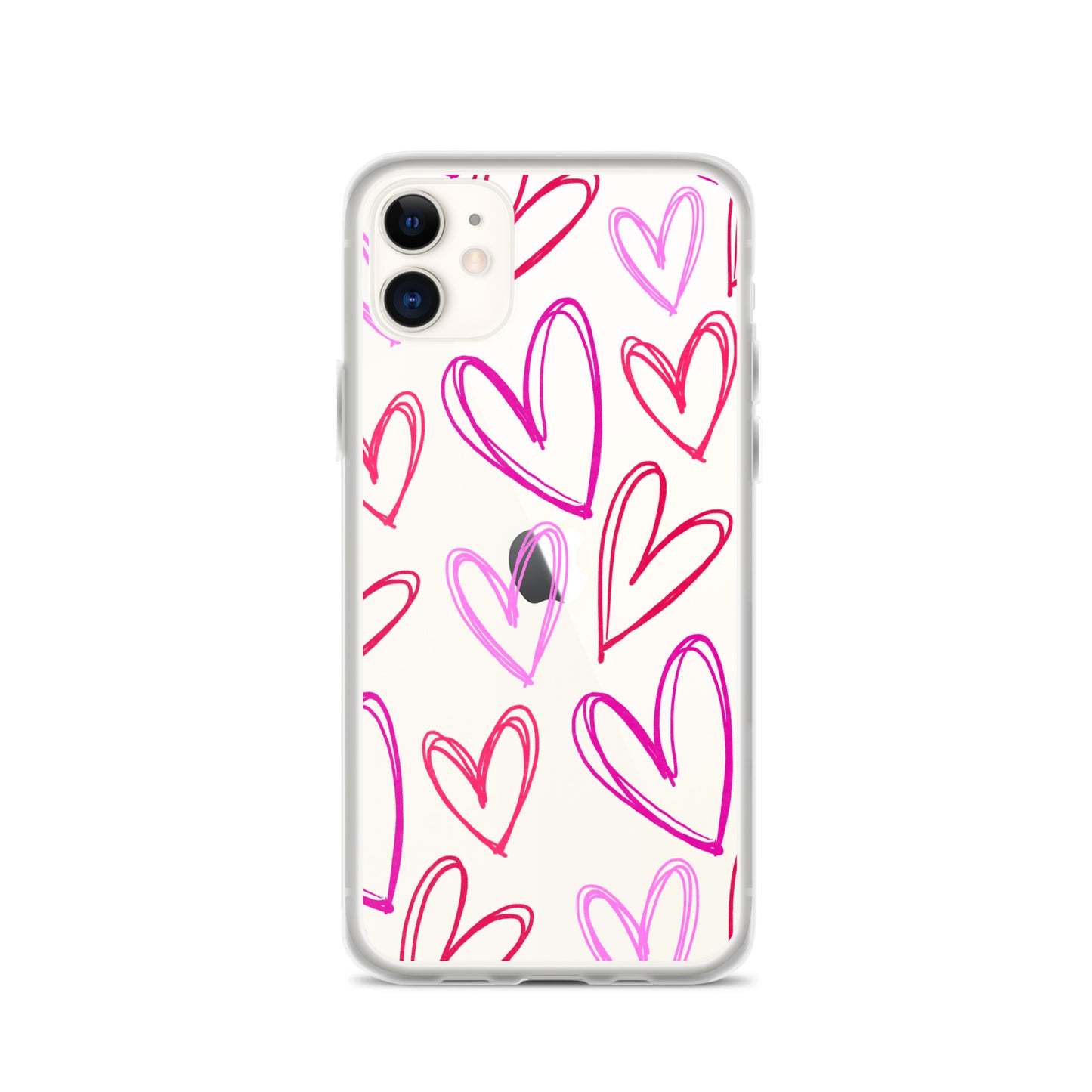 Heartbeats Clear iPhone Case
