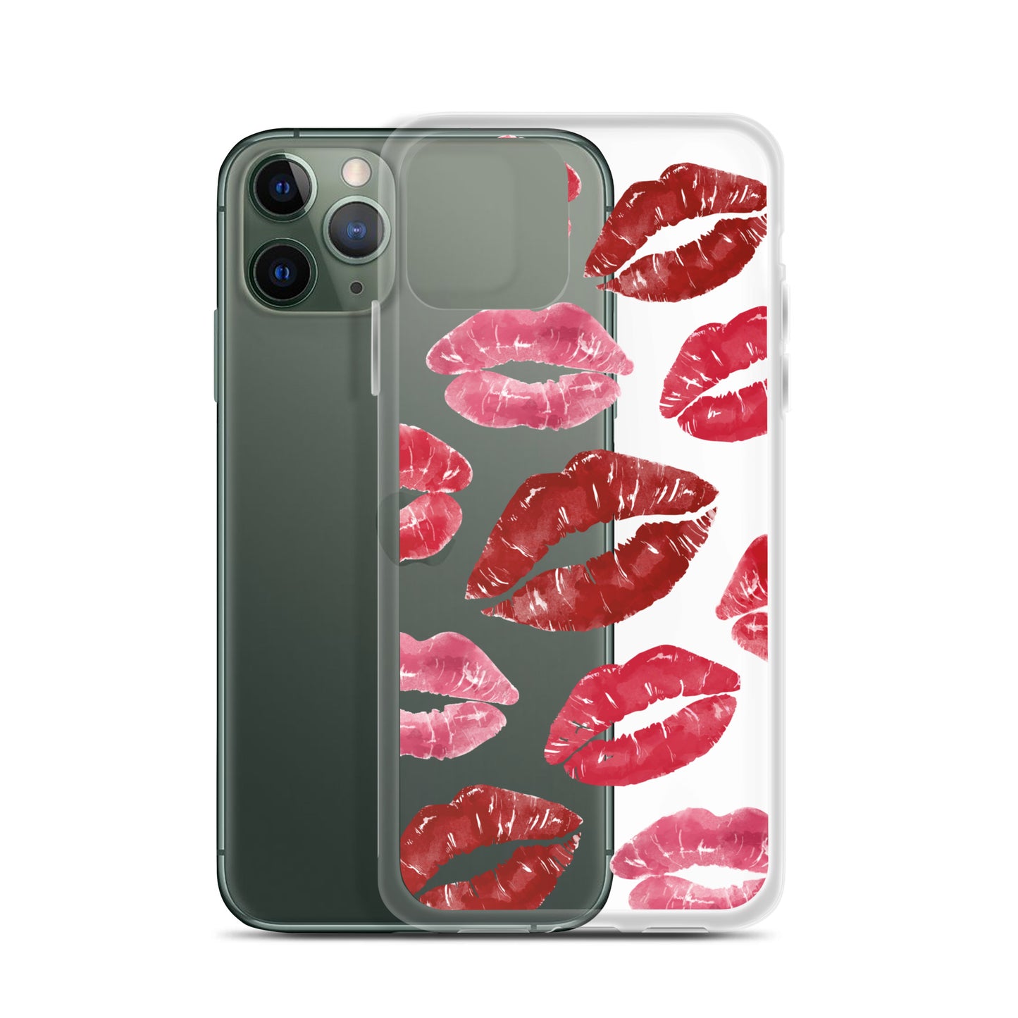 Kisses Clear iPhone Case