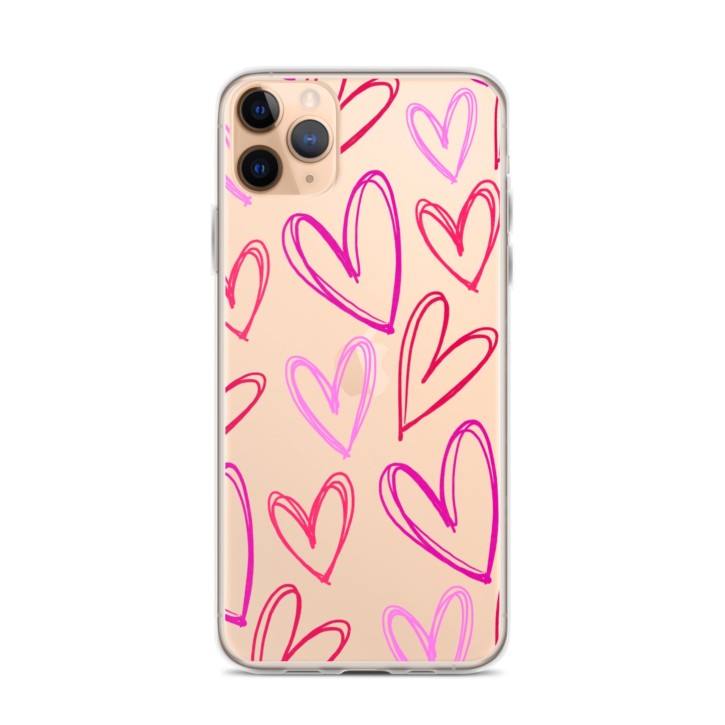 Heartbeats Clear iPhone Case