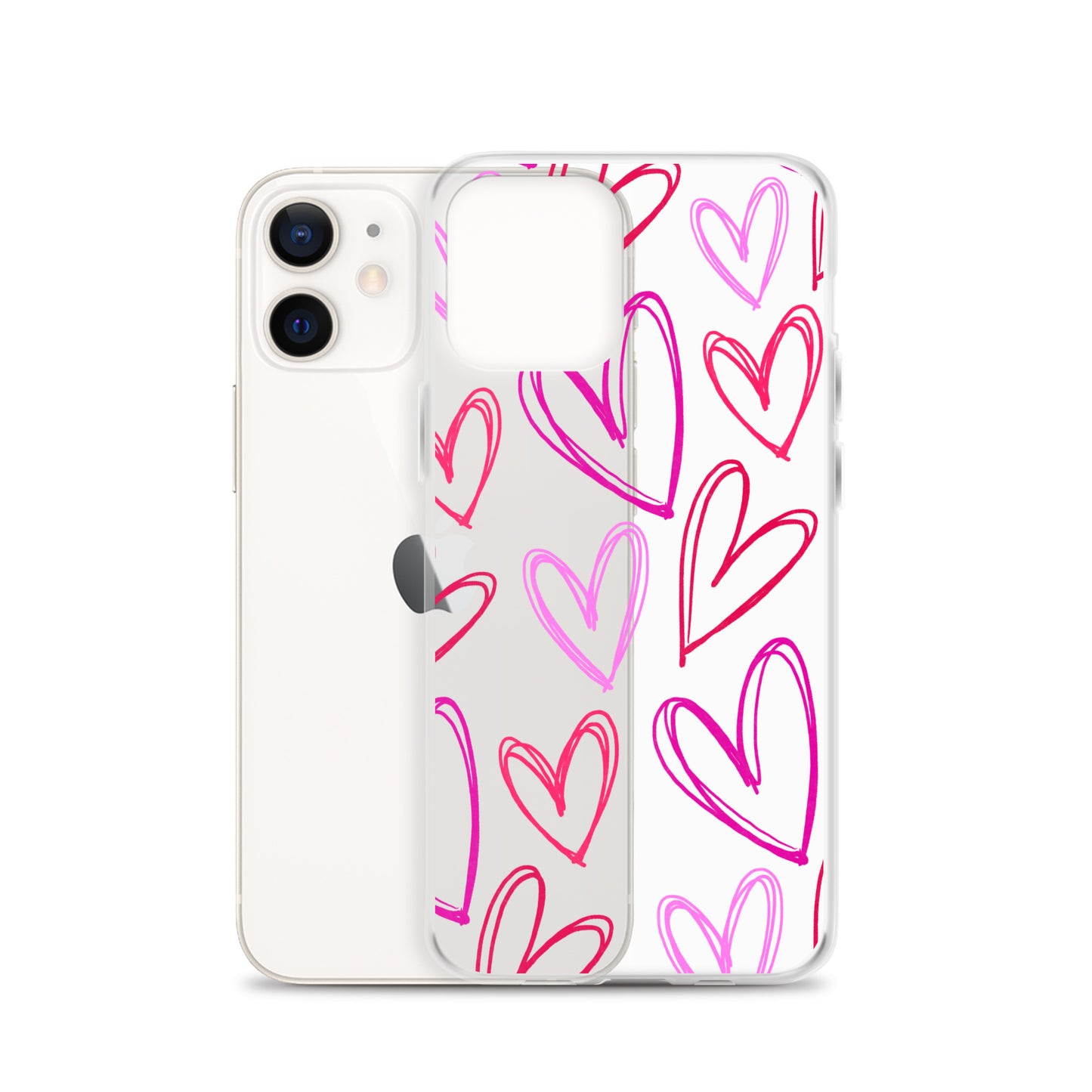 Heartbeats Clear iPhone Case
