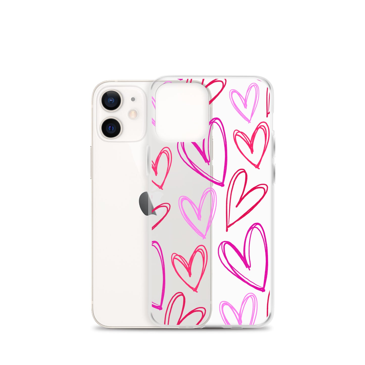 Heartbeats Clear iPhone Case