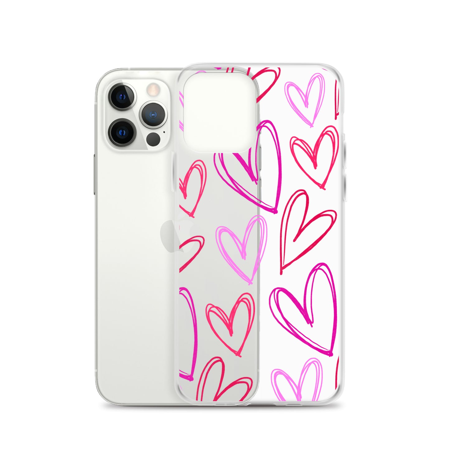 Heartbeats Clear iPhone Case