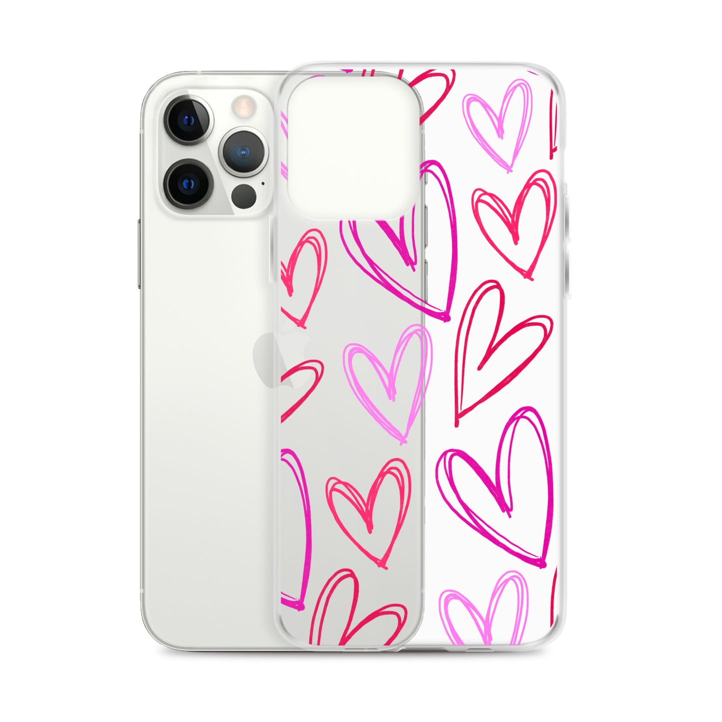 Heartbeats Clear iPhone Case