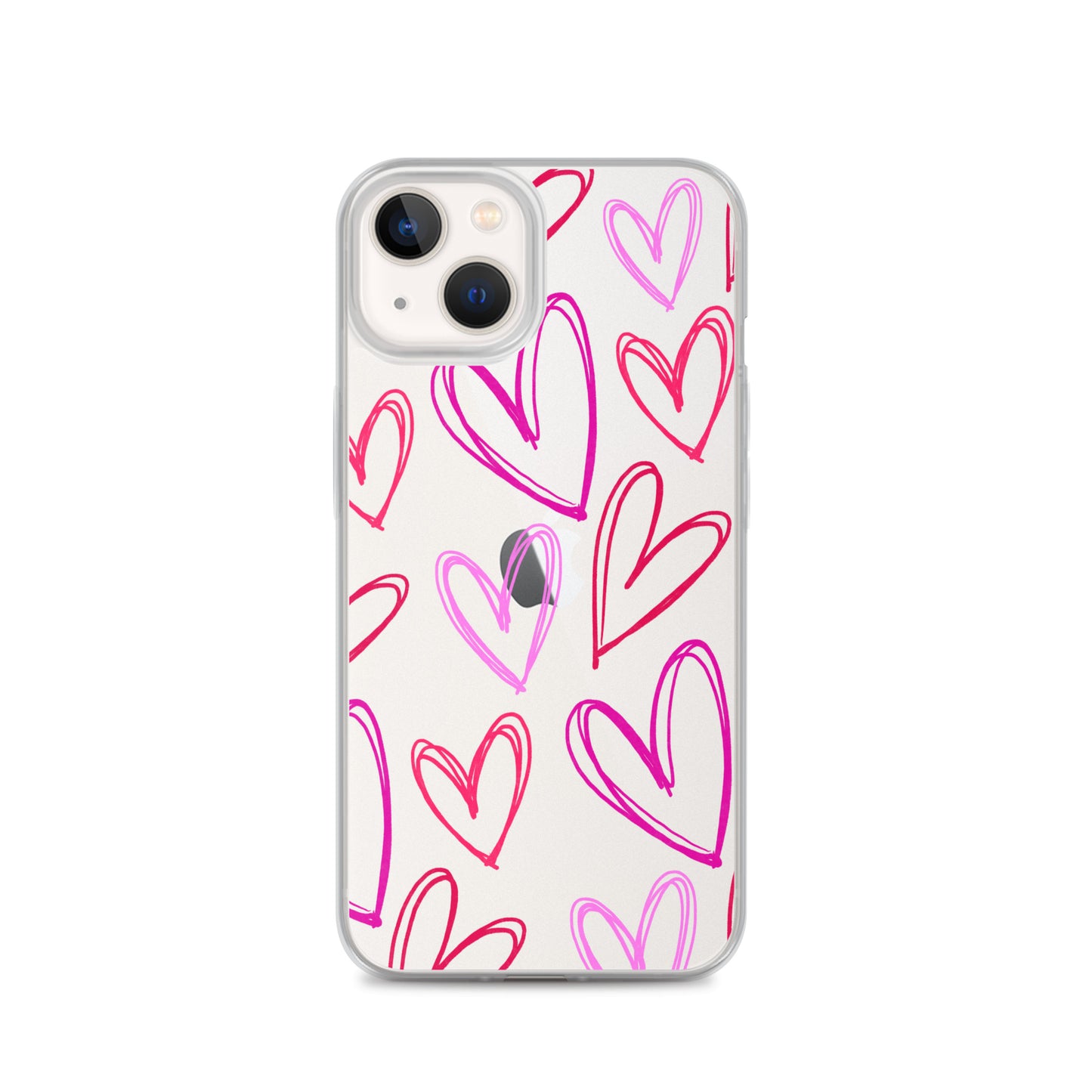 Heartbeats Clear iPhone Case