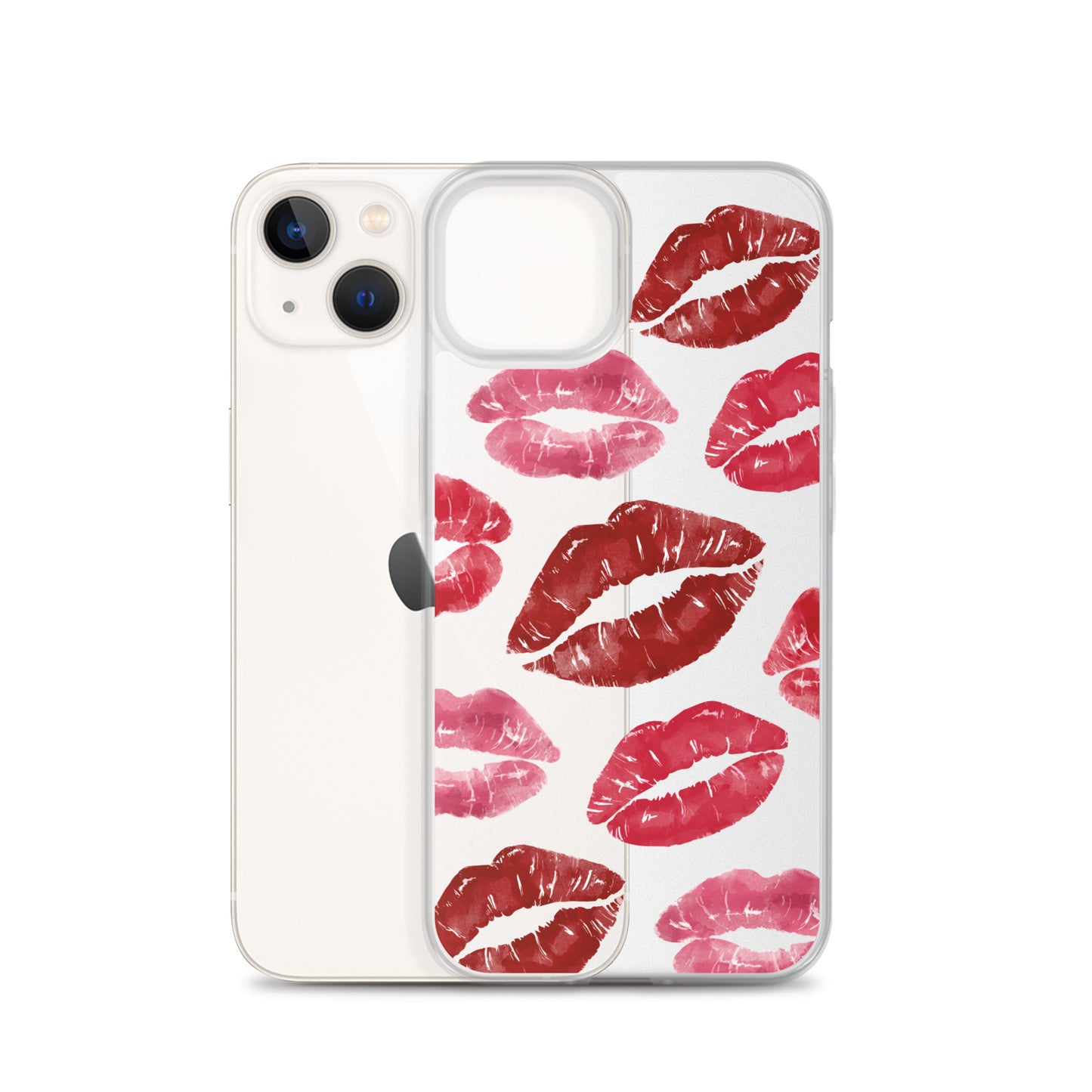 Kisses Clear iPhone Case