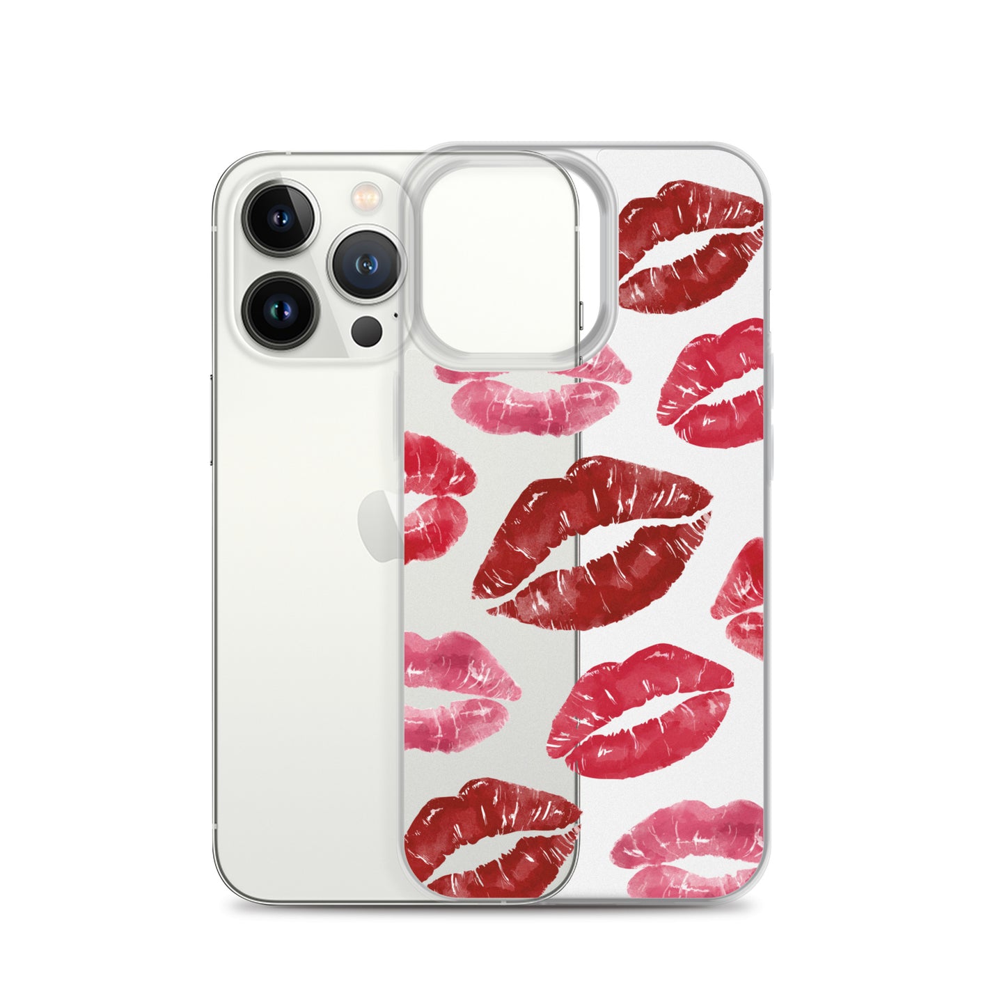 Kisses Clear iPhone Case