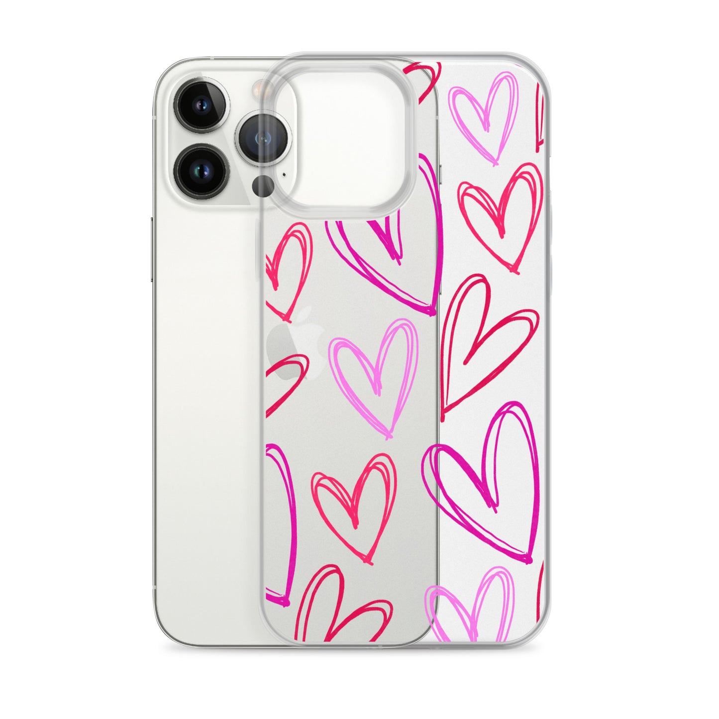 Heartbeats Clear iPhone Case