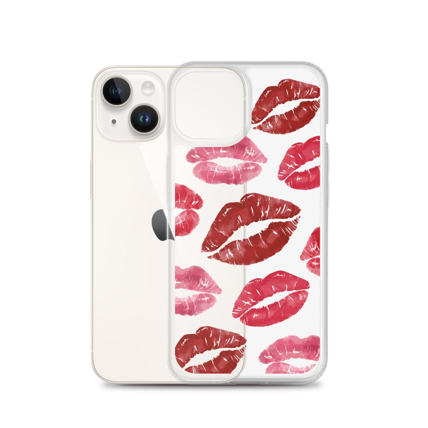 Kisses Clear iPhone Case