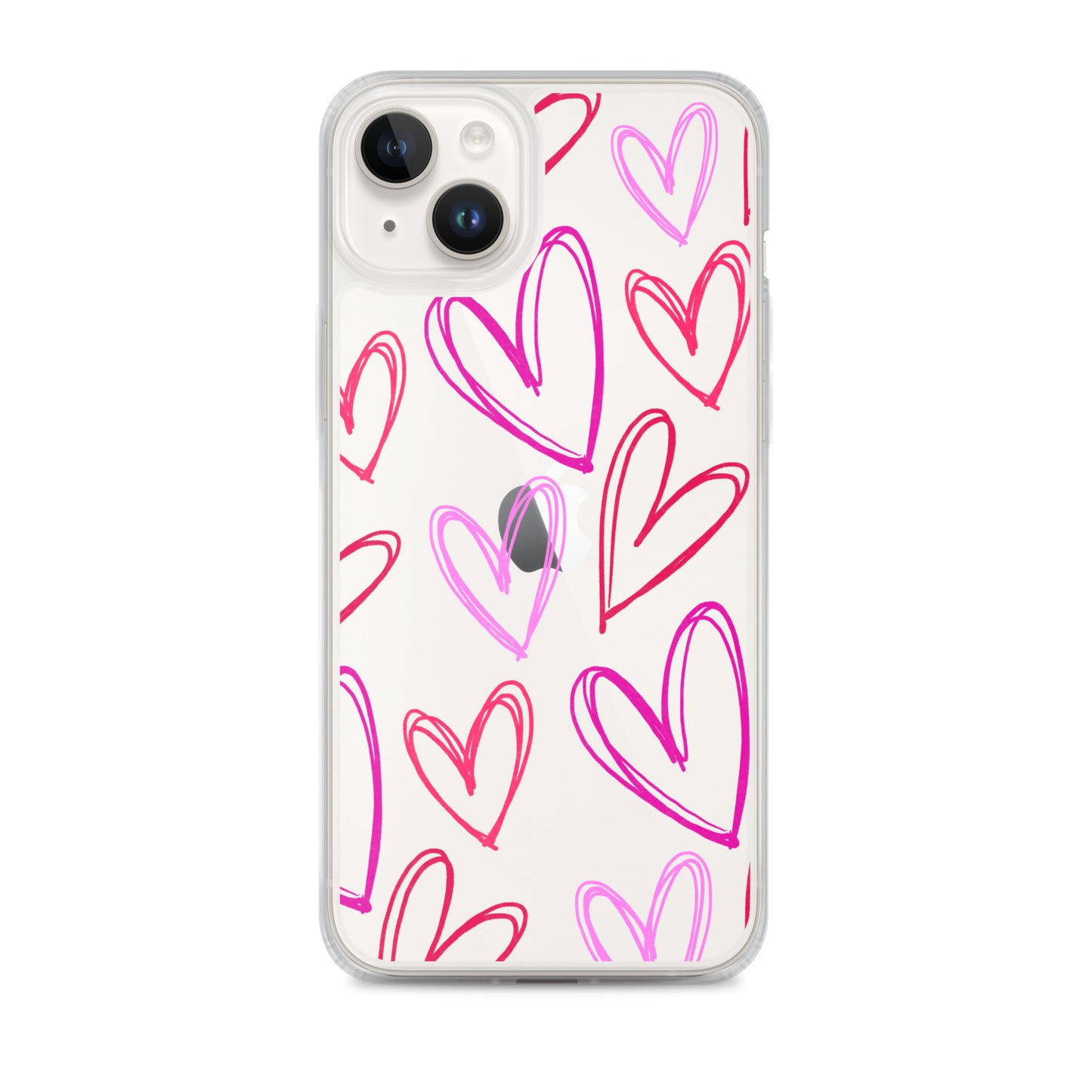 Heartbeats Clear iPhone Case