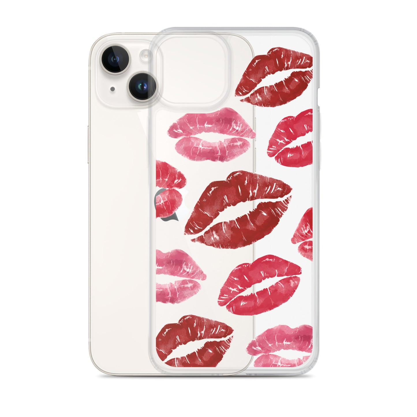 Kisses Clear iPhone Case