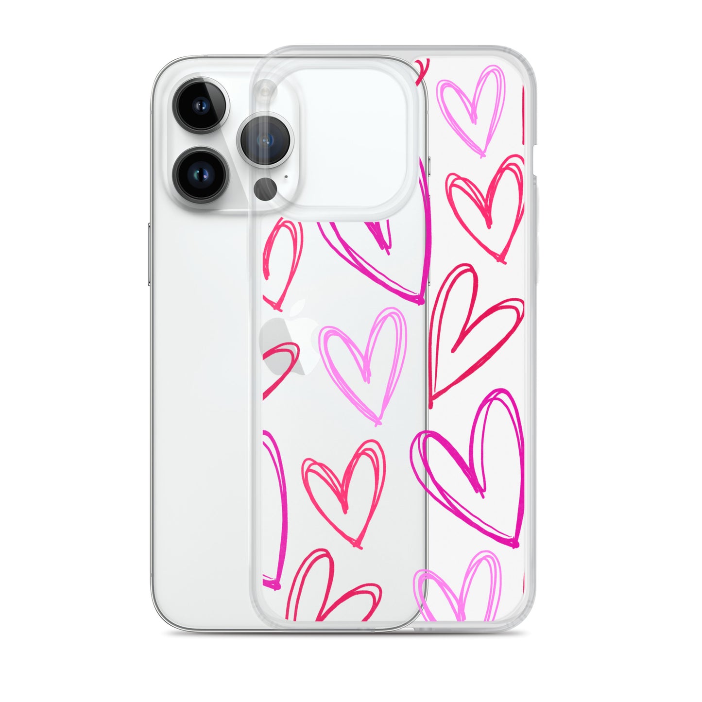 Heartbeats Clear iPhone Case