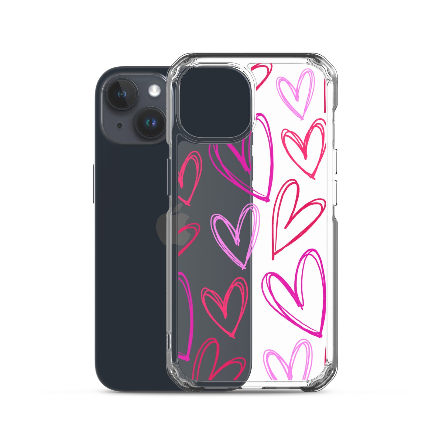 Heartbeats Clear iPhone Case