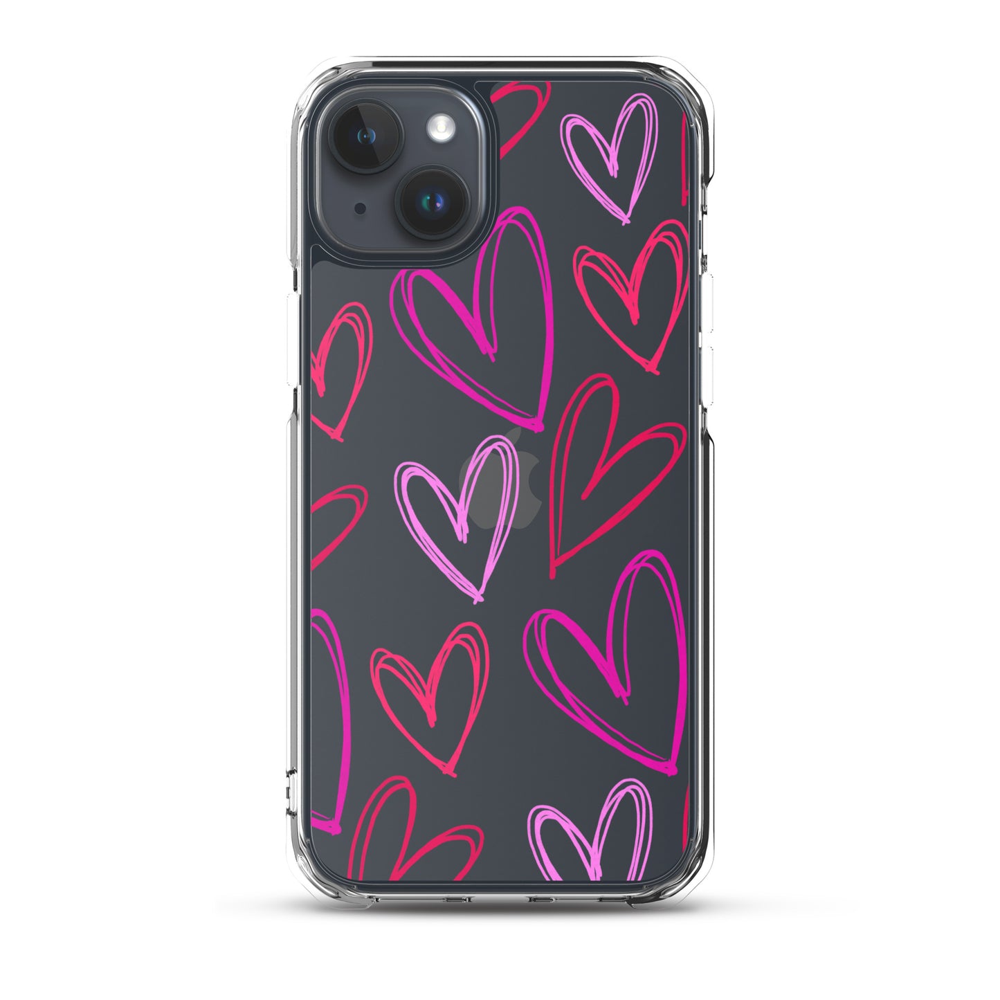 Heartbeats Clear iPhone Case