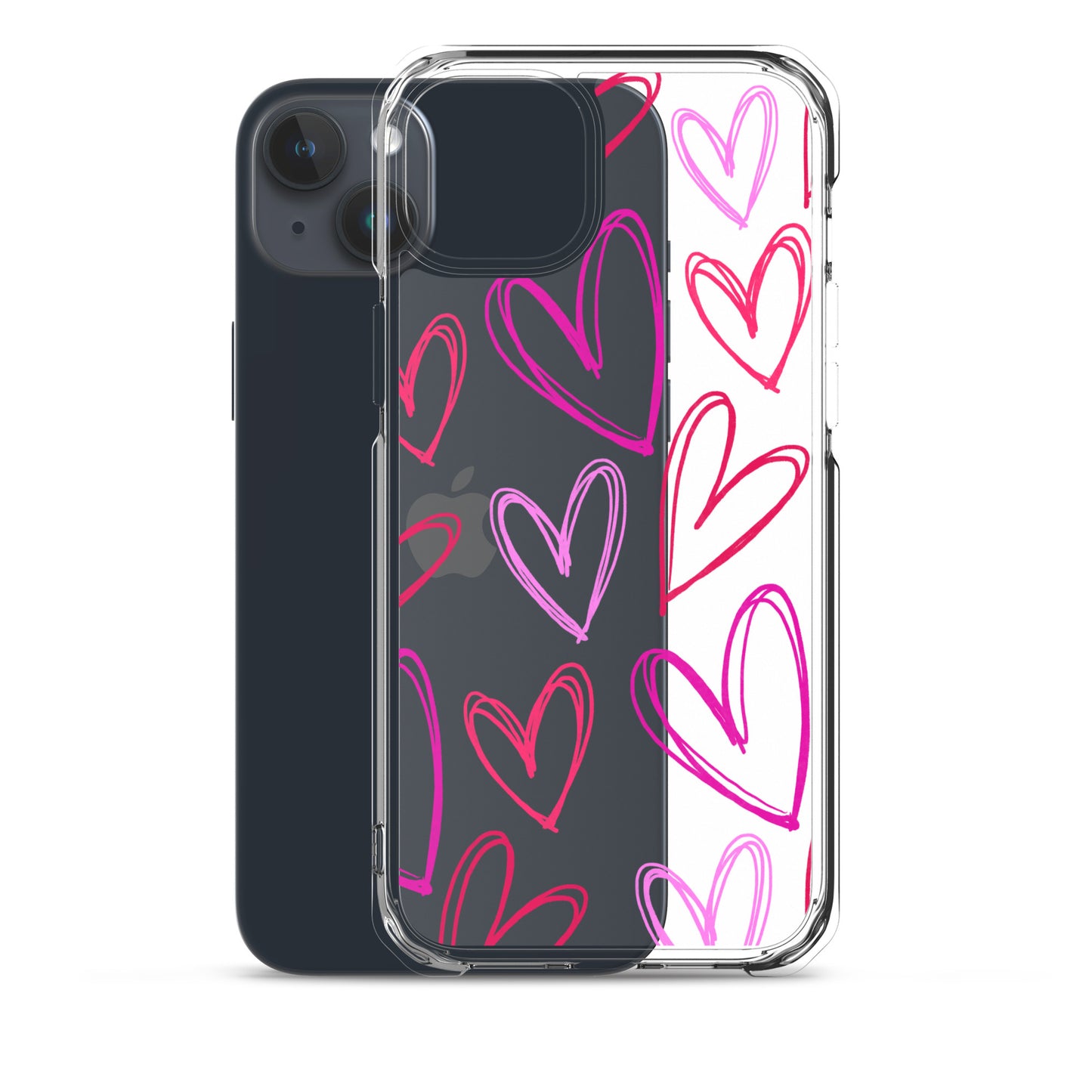 Heartbeats Clear iPhone Case