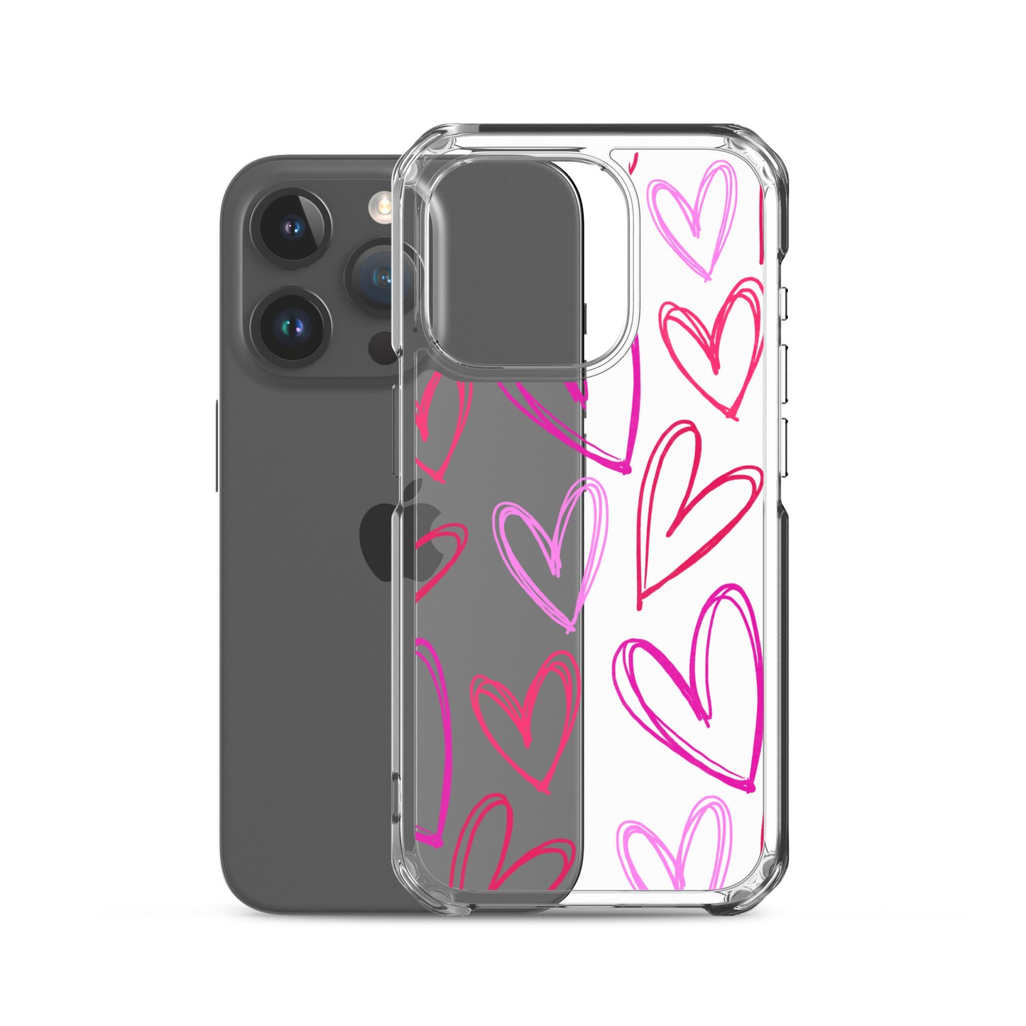 Heartbeats Clear iPhone Case
