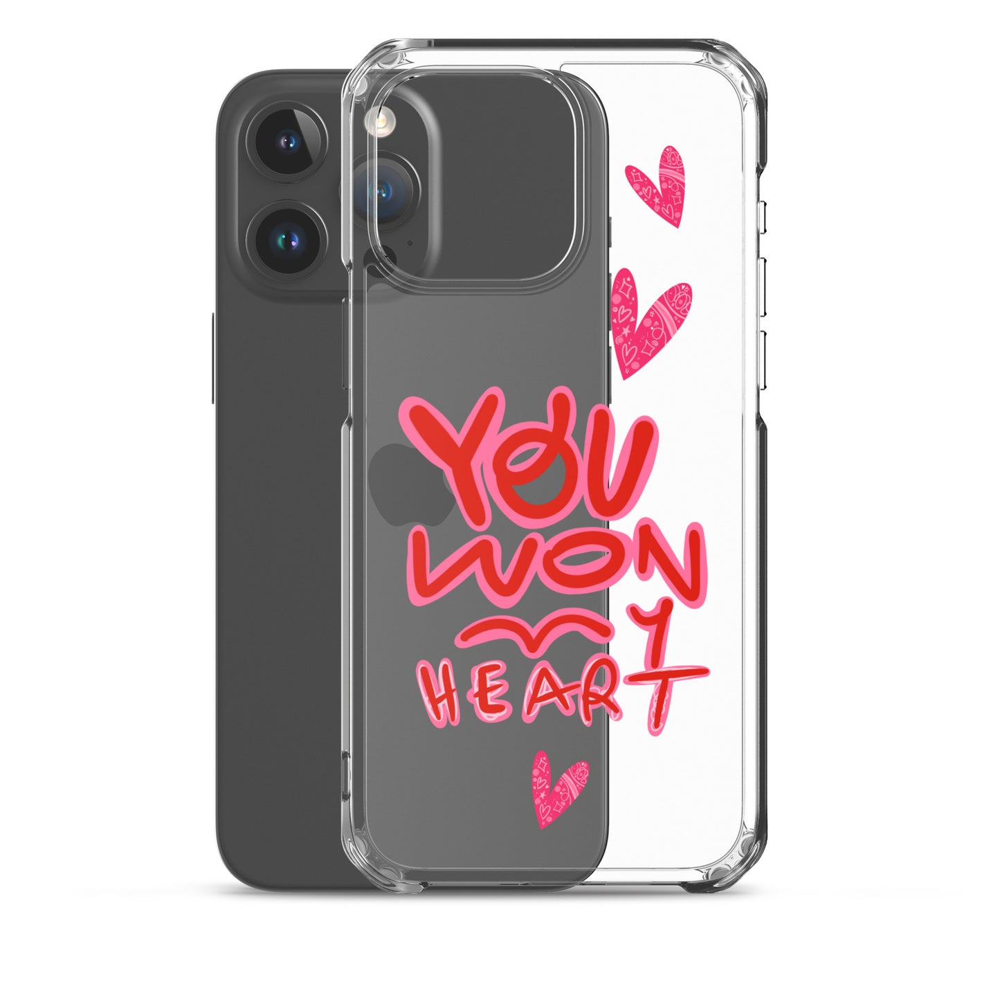 You Won My Heart Clear iPhone Case