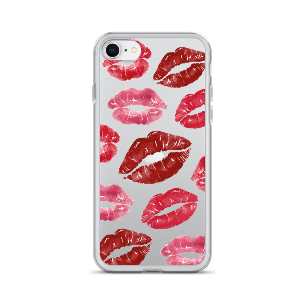 Kisses Clear iPhone Case