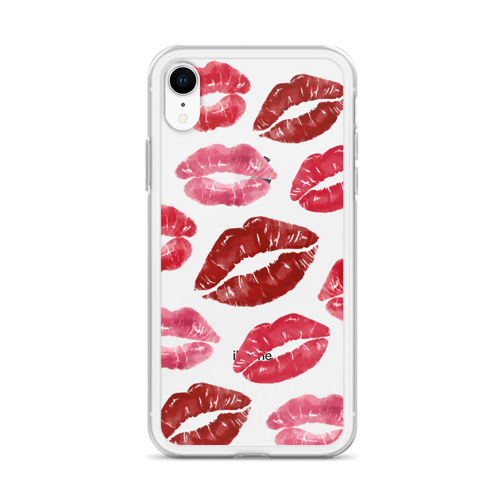 Kisses Clear iPhone Case