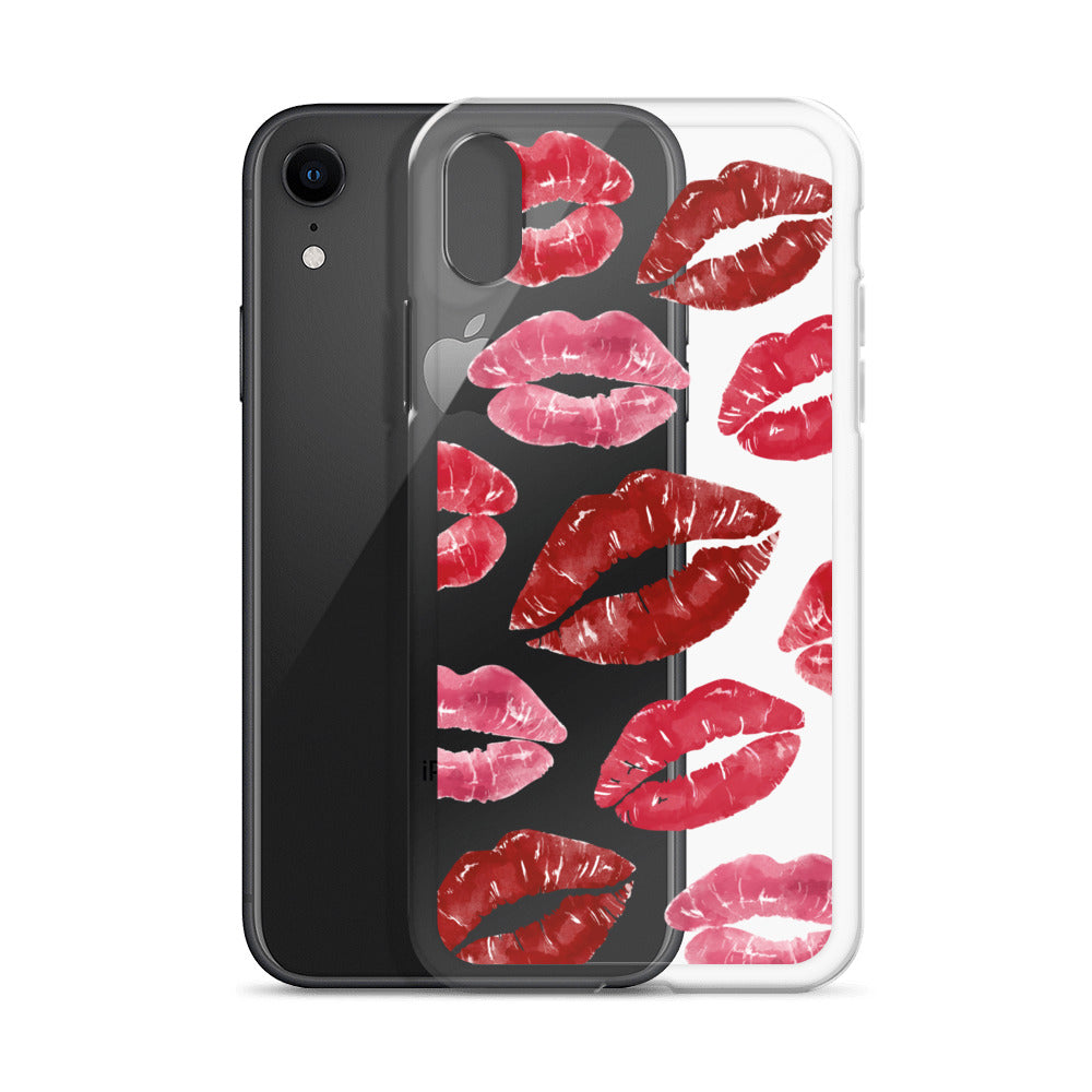 Kisses Clear iPhone Case