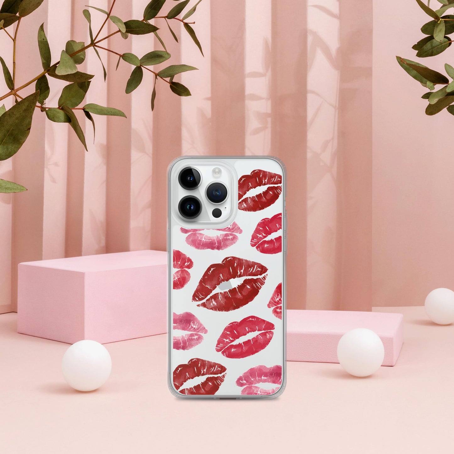 Kisses Clear iPhone Case
