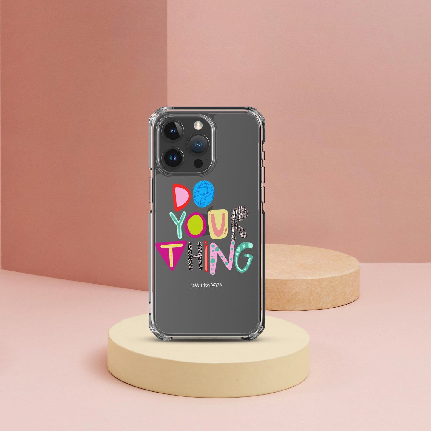 Do Your Thing Clear iPhone Case