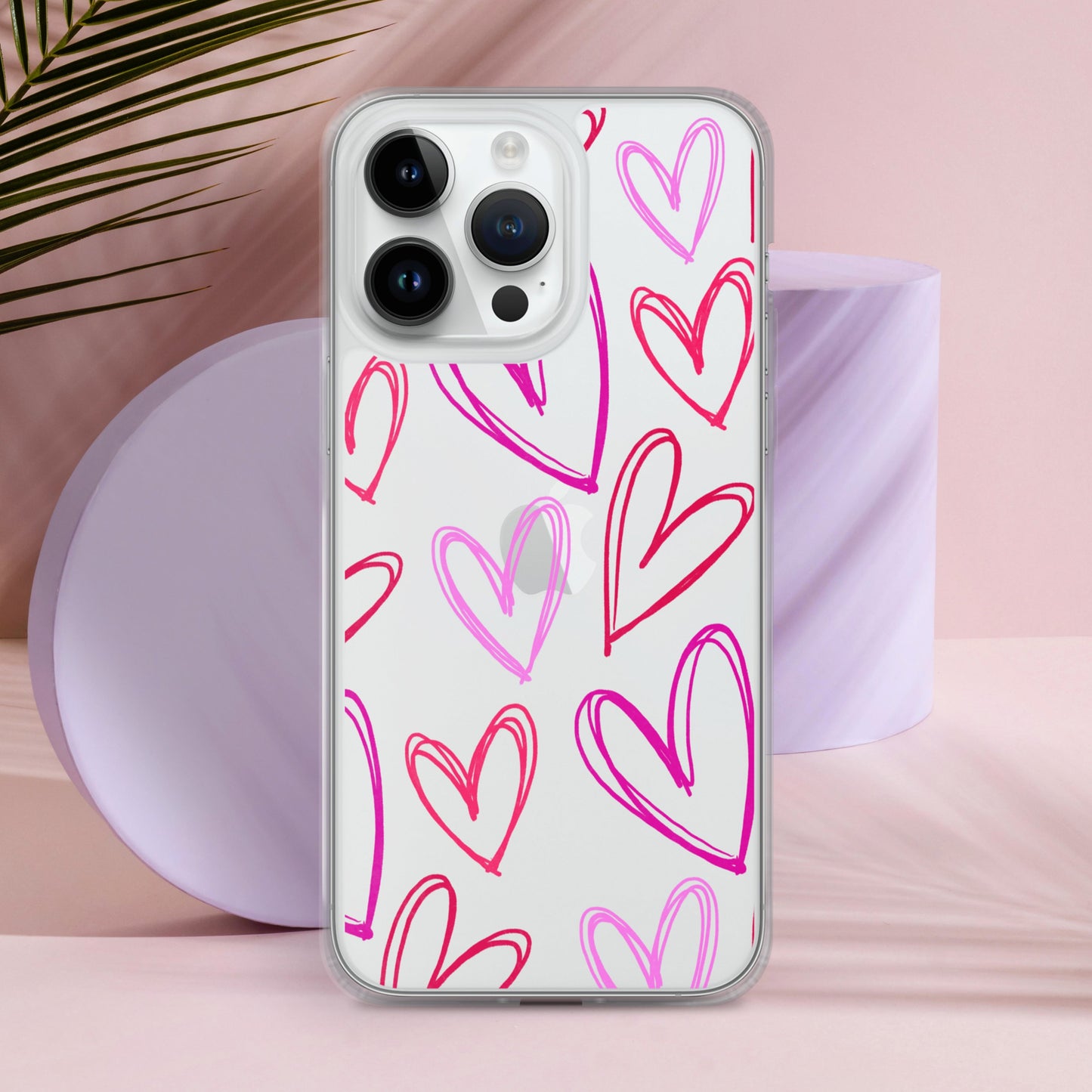 Heartbeats Clear iPhone Case