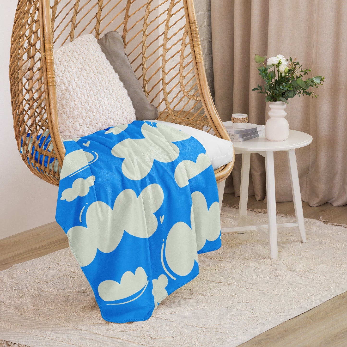 Sherpa blanket - Clouds
