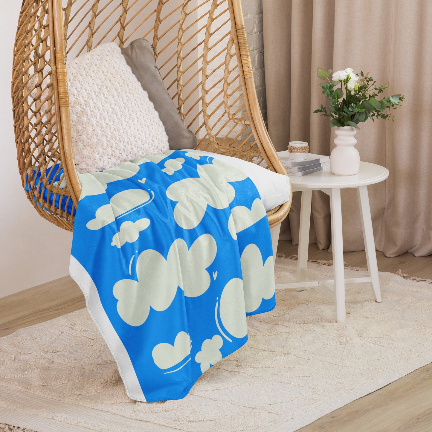 Sherpa blanket - Clouds