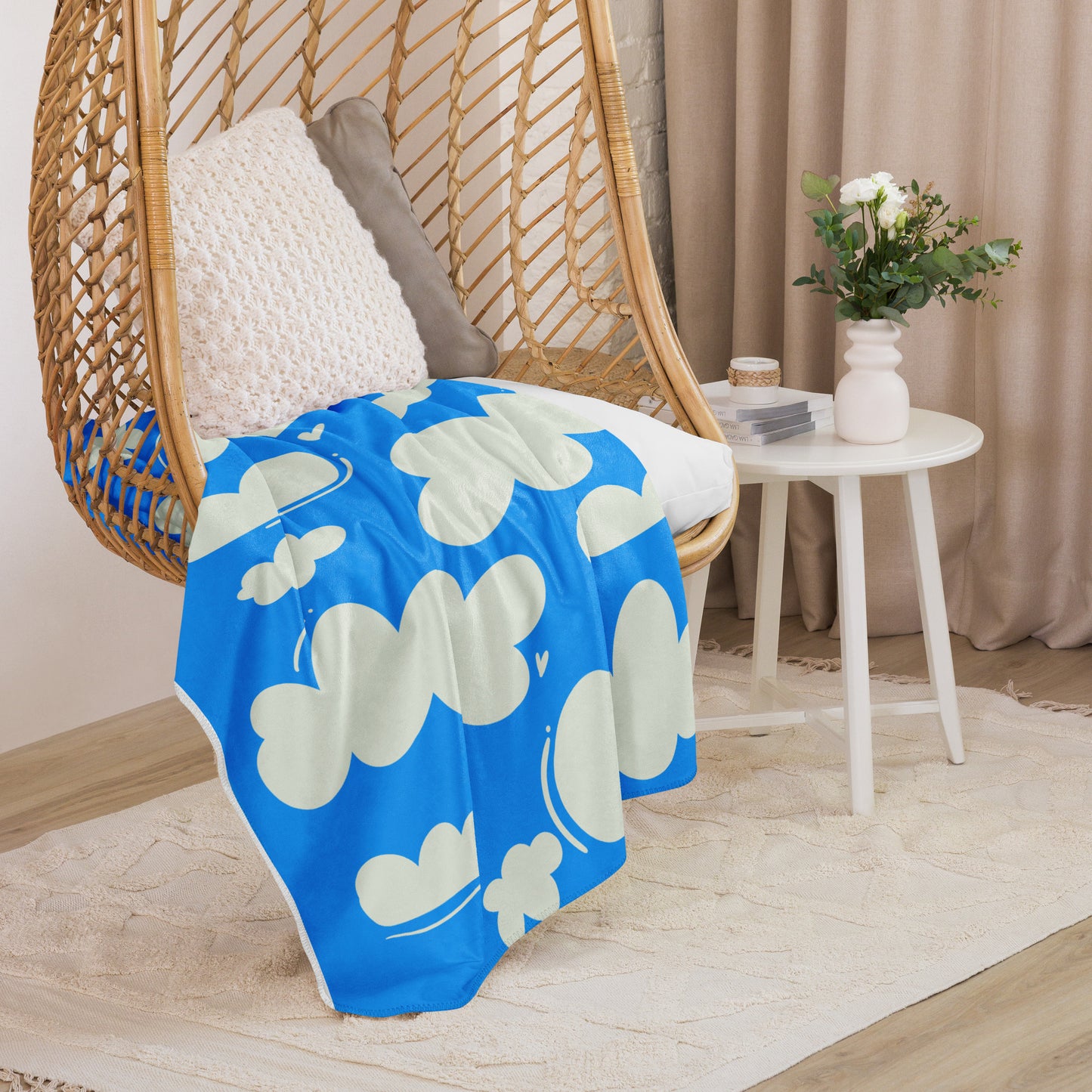 Sherpa blanket - Clouds