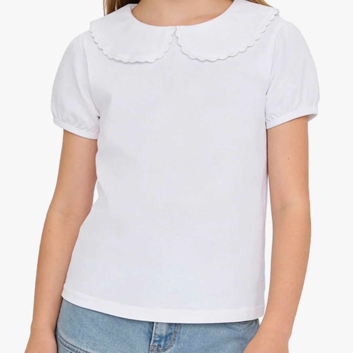 Girls Hispanic heritage basic white T-shirt!