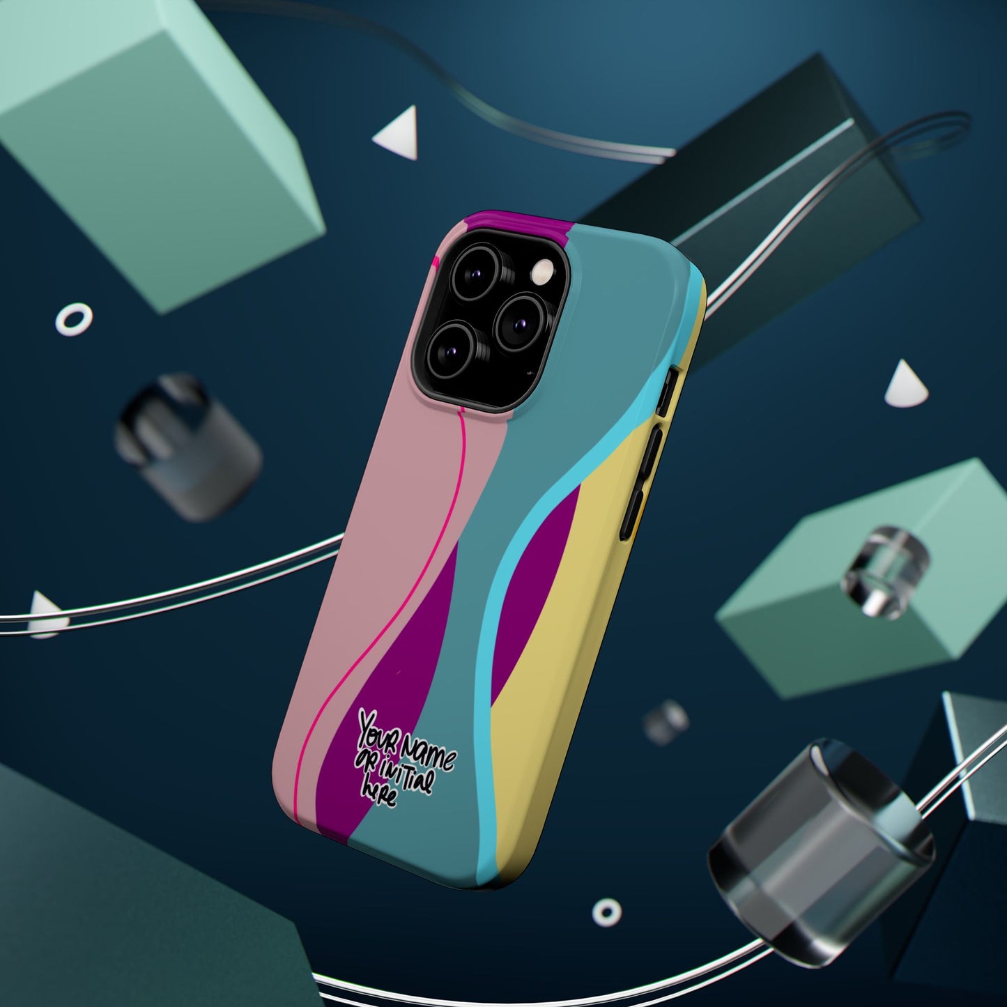 Abstract Colorwave Magnetic Impact Phone Case