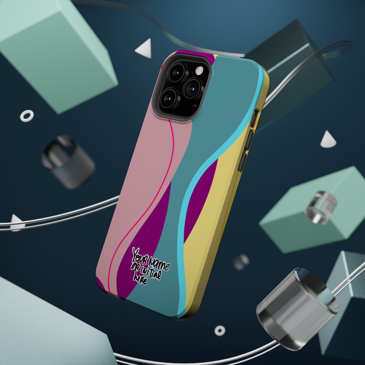 Abstract Colorwave Magnetic Impact Phone Case