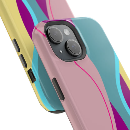Abstract Colorwave Magnetic Impact Phone Case