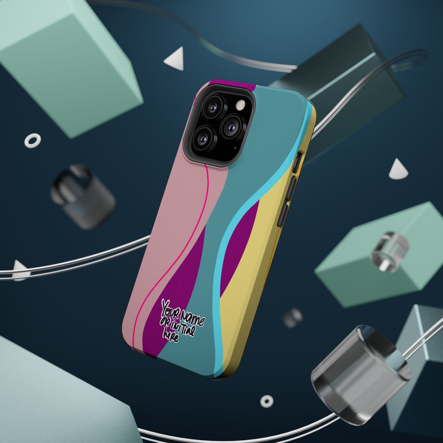 Abstract Colorwave Magnetic Impact Phone Case
