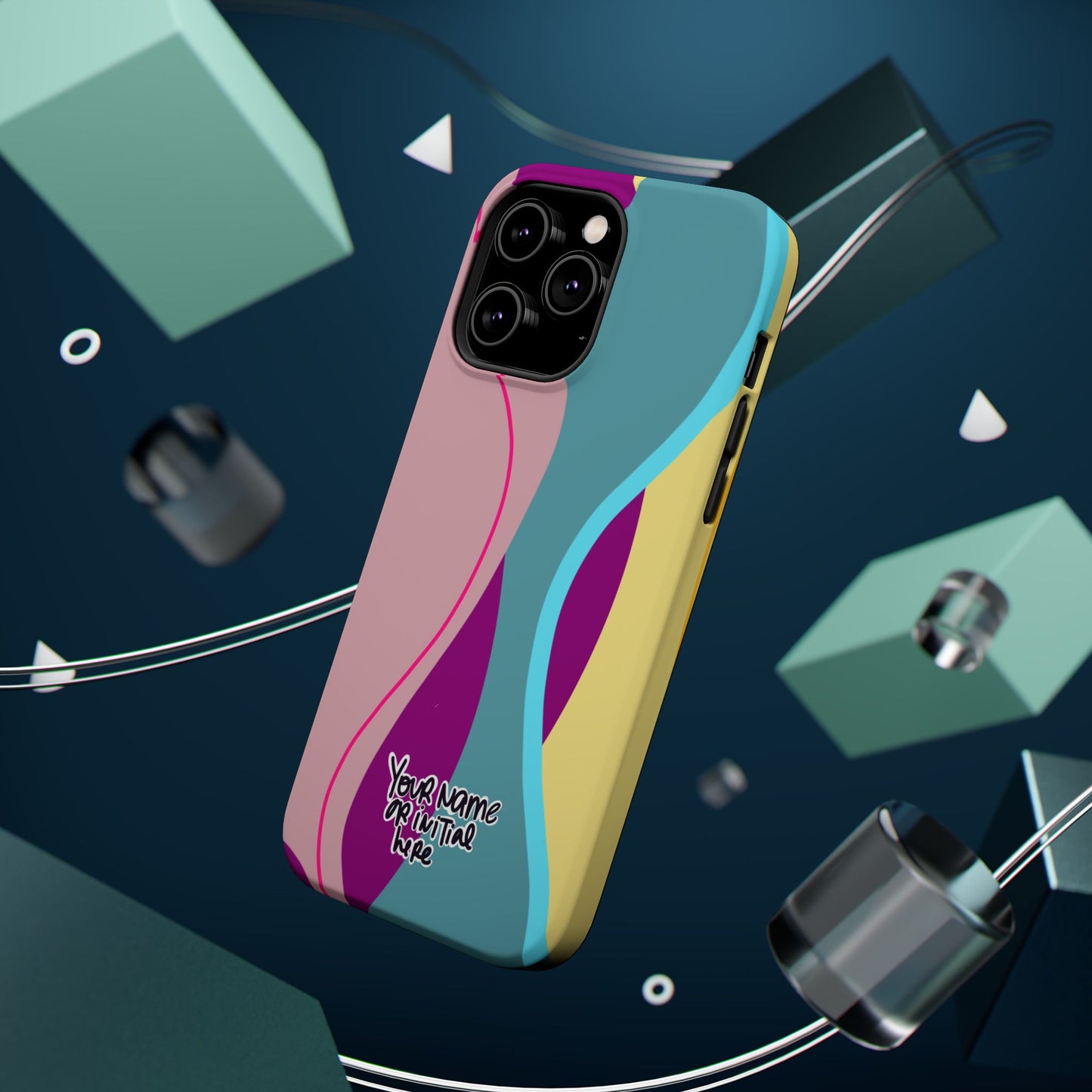 Abstract Colorwave Magnetic Impact Phone Case