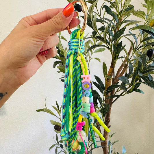 Custom Green Leaf Bagcharm