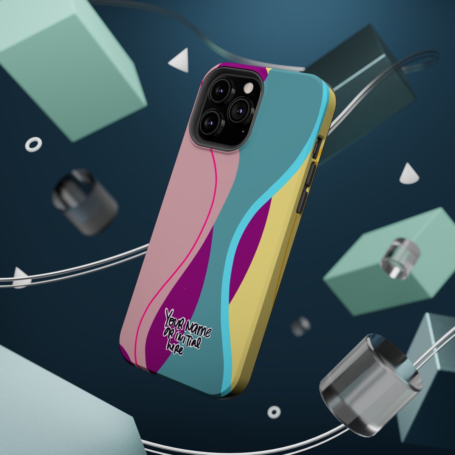 Abstract Colorwave Magnetic Impact Phone Case