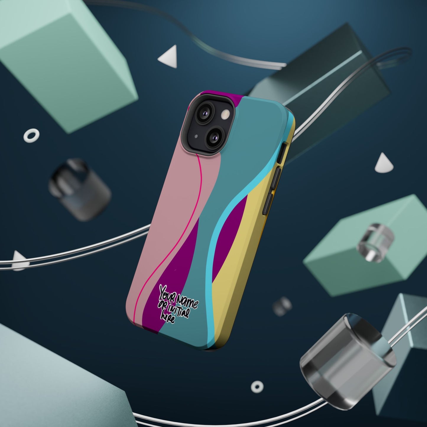 Abstract Colorwave Magnetic Impact Phone Case