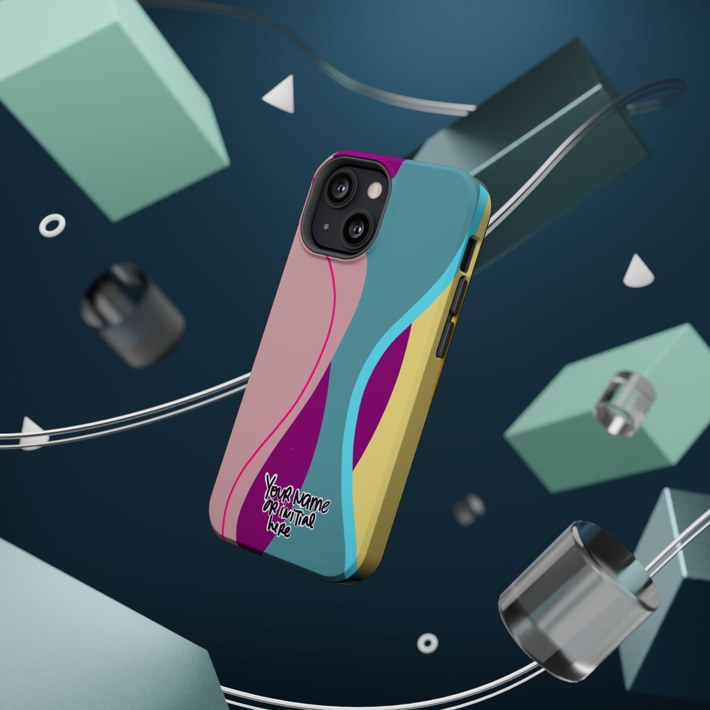 Abstract Colorwave Magnetic Impact Phone Case