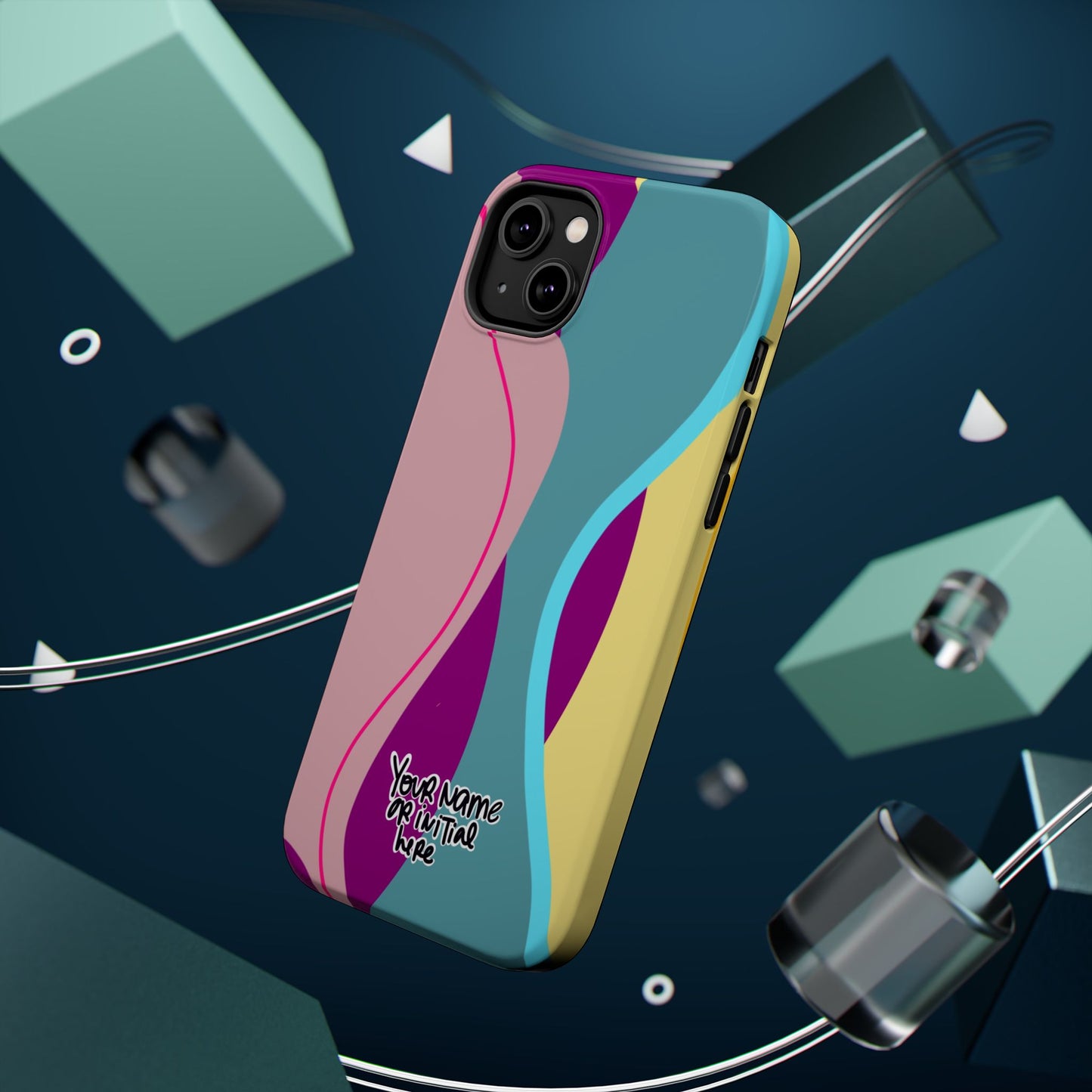 Abstract Colorwave Magnetic Impact Phone Case