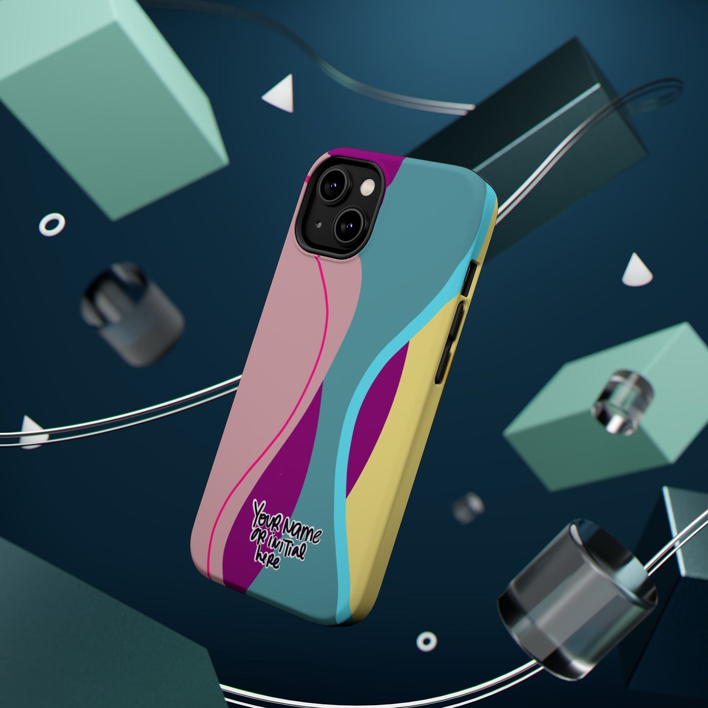 Abstract Colorwave Magnetic Impact Phone Case