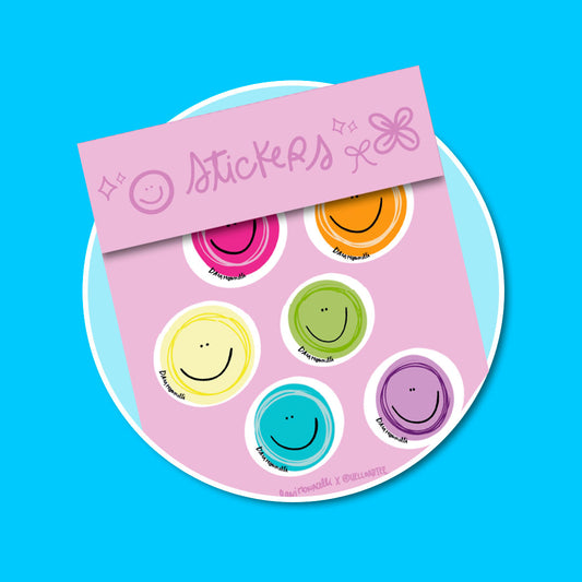 Happy Face Stickers
