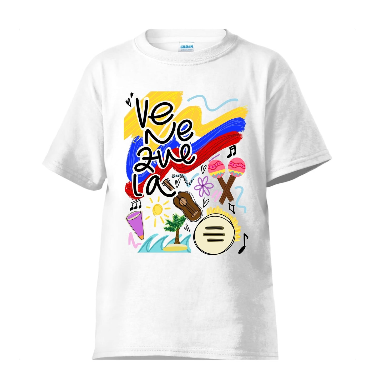 Venezuela white T-shirt (unisex)